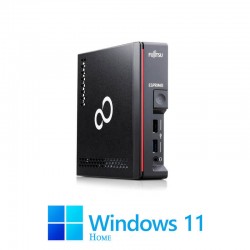 Mini PC Fujitsu ESPRIMO G558, Octa Core i7-9700T, 16GB, SSD, Win 11 Home