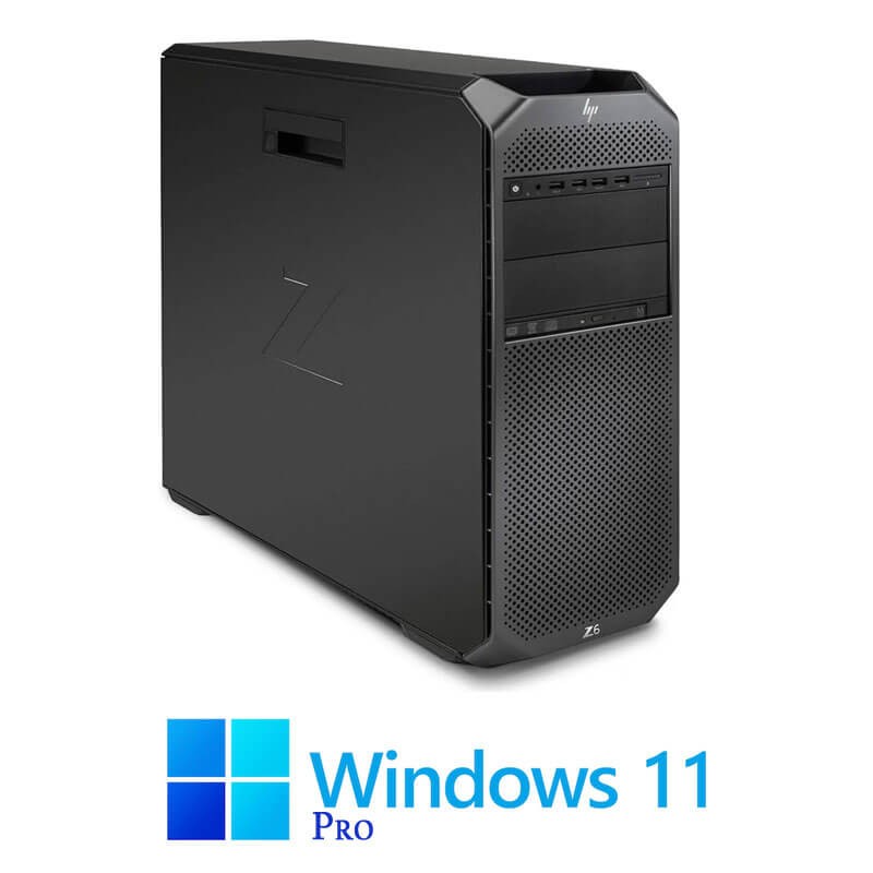Workstation HP Z6 G4, 2 x Gold 6138 20-Core, 128GB, SSD, Quadro P2000, Win 11 Pro