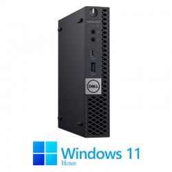 Mini PC Dell OptiPlex 5070, Hexa Core i5-8500T, 16GB DDR4, 256GB SSD, Win 11 Home