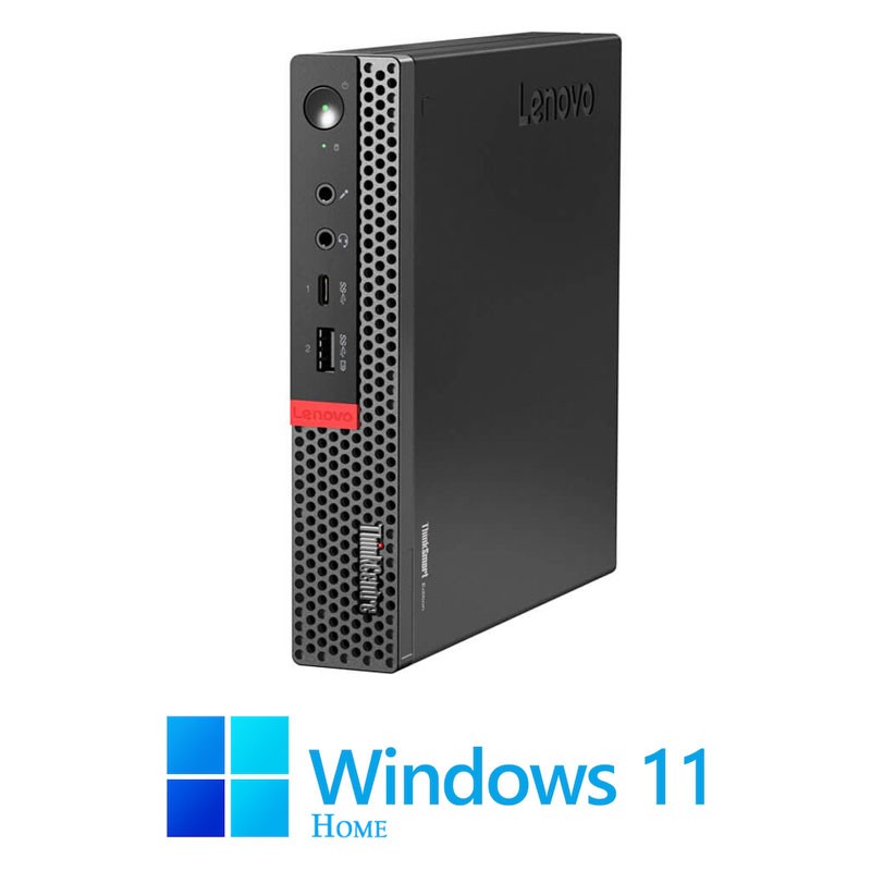 Mini PC Lenovo ThinkCentre M920x, i5-8400, 16GB DDR4, 256GB SSD, Win 11 Home
