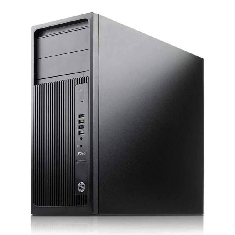 Workstation SH HP Z240 Tower, Quad Core E3-1270 v6, 16GB DDR4, SSD, Quadro P400 Workstation SH HP Z240 Tower, Quad Core E3-1270 v6, 16GB DDR4, SSD, Quadro P400