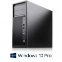 Workstation HP Z240 Tower, Quad Core E3-1270 v6, 16GB, Quadro P400, Win 10 Pro