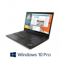 Laptopuri Lenovo T580, i5-7300U, 16GB DDR4, SSD, 15.6 inci Full HD, Win 10 Pro