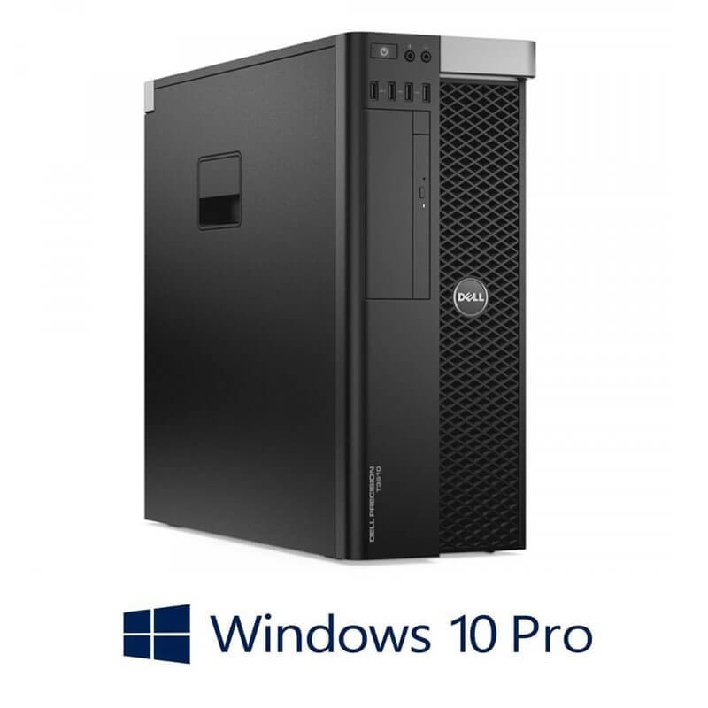Workstation Dell Precision T3600, E5-2640, 256GB SSD, Quadro P620, Win 10 Pro