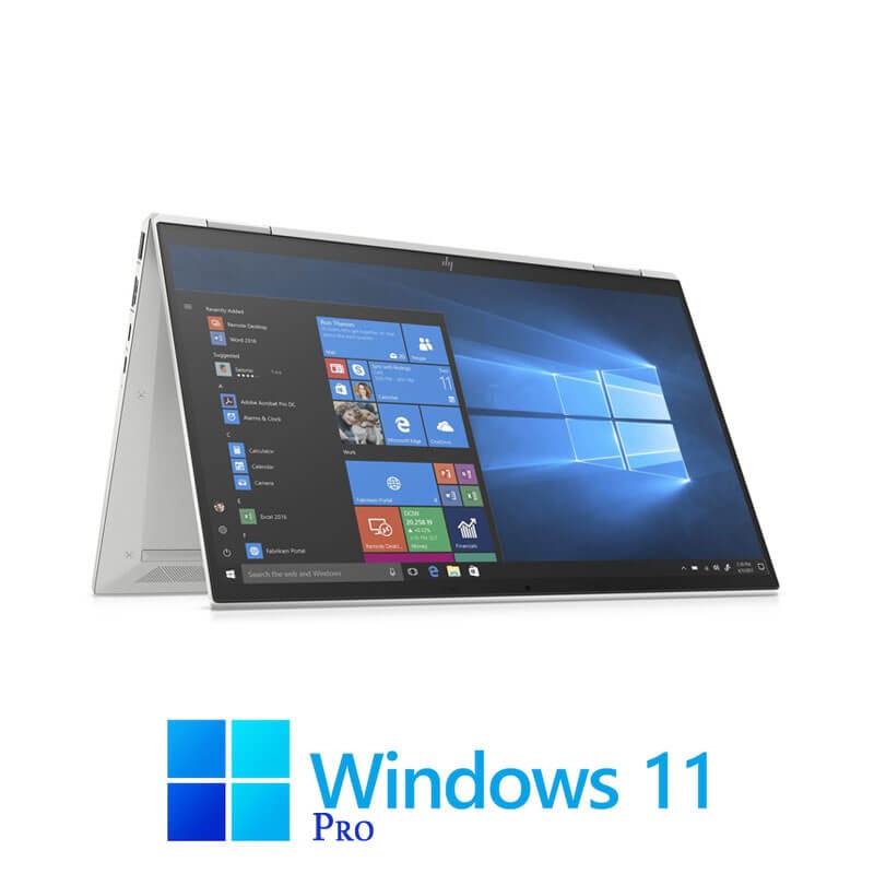 Laptop Touchscreen HP EliteBook x360 1030 G7, i5-10210U, SSD, FHD, Win 11 Pro