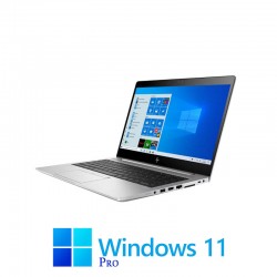 Laptop HP EliteBook 840 G6, Quad Core i5-8365U, 512GB SSD, FHD IPS, Win 11 Pro