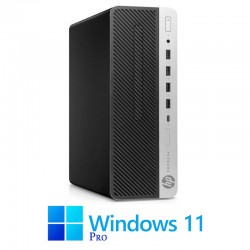 Calculatoare HP ProDesk 600 G4 SFF, G5400, 16GB DDR4, 256GB SSD, Win 11 Pro