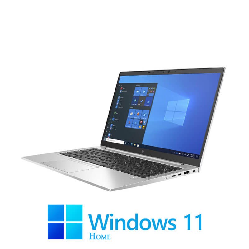 Laptop Touchscreen HP EliteBook 840 G8, i5-1145G7, 16GB DDR4, SSD, Win 11 Home