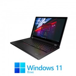 Laptop Lenovo P53, Hexa Core i7-9850H, 32GB DDR4, SSD, Quadro T1000, Win 11 Home