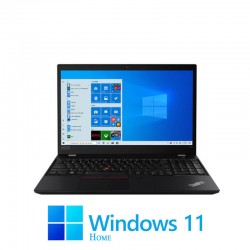 Laptop Lenovo T590, Quad Core i7-8665U, 16GB, 512GB SSD, FHD IPS, Win 11 Home