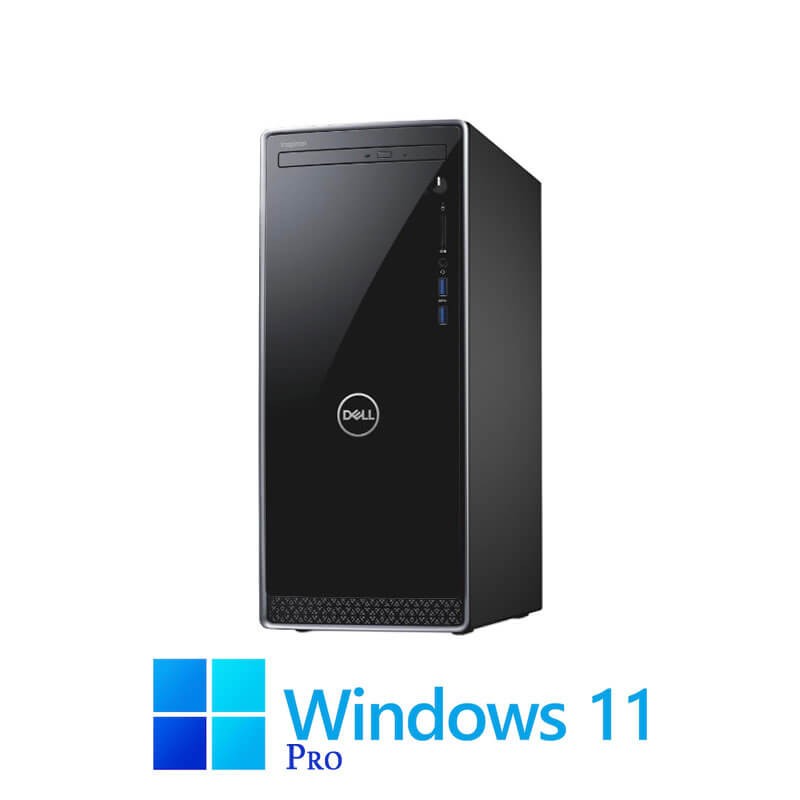 Calculator Dell Inspiron 3670, Hexa Core i5-8400, 16GB, 256GB SSD, Win 11 Pro