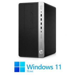 Calculator HP ProDesk 600 G5 MT, Hexa Core i5-9500, 16GB, 256GB SSD, Win 11 Home