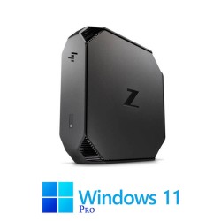 Mini Workstation HP Z2 G4, Hexa Core i7-8700, 512GB SSD, Quadro P600, Win 11 Pro
