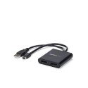 Adaptor Mini DisplayPort - 2 x DisplayPort 4K @30Hz