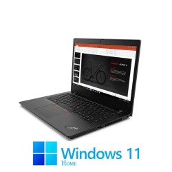 Laptop Lenovo L14 Gen 1, Quad Core i5-10310U, 16GB DDR4, SSD, FHD, Win 11 Home