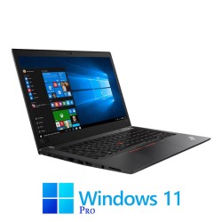Laptop Lenovo T480s, i5-8350U, 16GB, 512GB SSD, Display NOU Full HD, Win 11 Pro