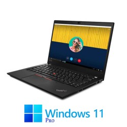 Laptop Lenovo T495, Ryzen 5 Pro 3500U, 256GB SSD, Display NOU Full HD, Win 11 Pro