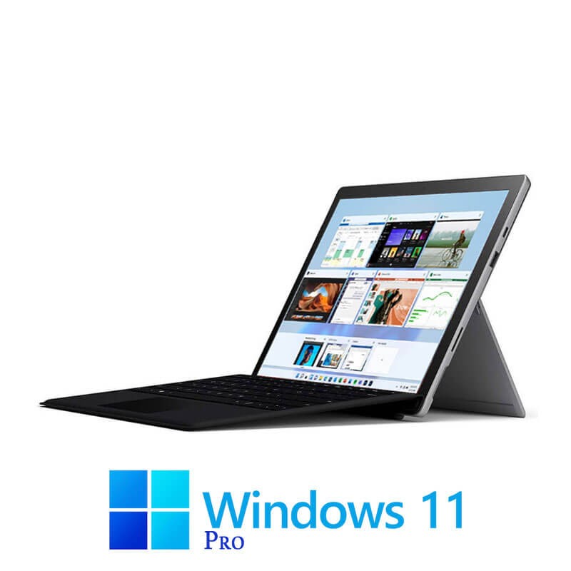 Tableta Microsoft Surface Pro 7+, Quad Core i5-1035G4, 256GB SSD, 2K, Win 11 Pro