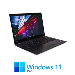Laptop Lenovo X390, Quad Core i5-8265U, 16GB DDR4, SSD, 13.3 inci FHD, Win 11 Pro