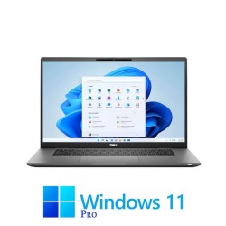 Laptop Touchscreen Dell Latitude 7520, i5-1145G7, SSD, Display NOU FHD, Win 11 Pro