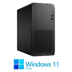 Workstation HP Z2 G5 Tower, Hexa Core i5-10400F, 16GB, Quadro P400, Win 11 Home