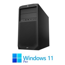 Workstation HP Z2 G4 Tower, Hexa Core i5-8400, 16GB DDR4, 256GB SSD, Win 11 Pro
