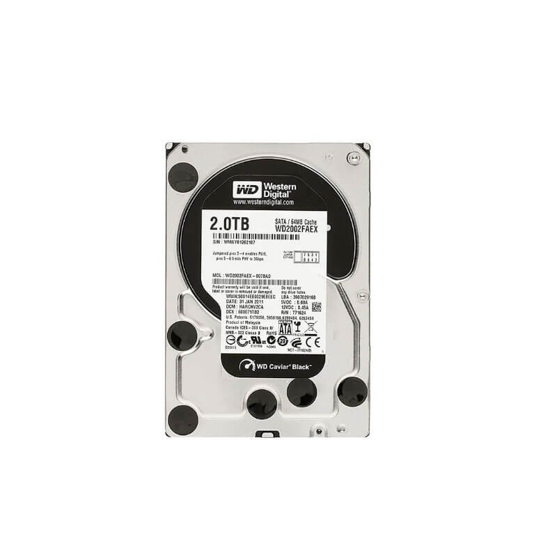 Hard Disk Western Digita WD2002FAEX 2TB SATA3 6Gbps, 3.5 inci, 7.2K RPM, 64MB Cache