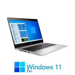Laptop HP EliteBook 840 G6, Quad Core i7-8565U, SSD, Display NOU FHD, Win 11 Pro