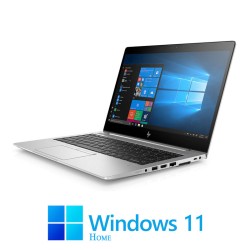 Laptopuri HP EliteBook 840 G5, Quad Core i7-8550U, 256GB SSD, FHD IPS, Win 11 Home
