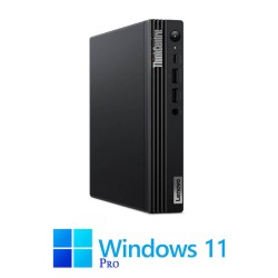 Mini PC Lenovo M70q Gen 4, Quad Core i3-13100T, 16GB, 256GB SSD, Win 11 Pro