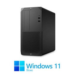 Workstation HP Z2 G5 Tower, Hexa Core i5-10400, 16GB, 256GB SSD, Win 11 Home
