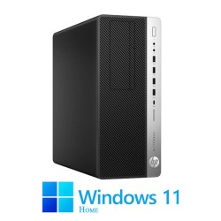 Calculator HP EliteDesk 800 G4 MT, Hexa Core i7-8700, 16GB, 512GB SSD, Win 11 Home