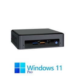 Mini PC Tarox Intel NUC8i5BEK, Quad Core i5-8259U, 8GB, 256GB SSD, Win 11 Pro