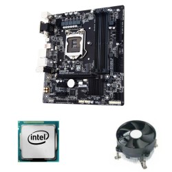 Kit Placa de Baza Gigabyte GA-B150M-DS3P, Intel Quad Core i5-7500, Cooler