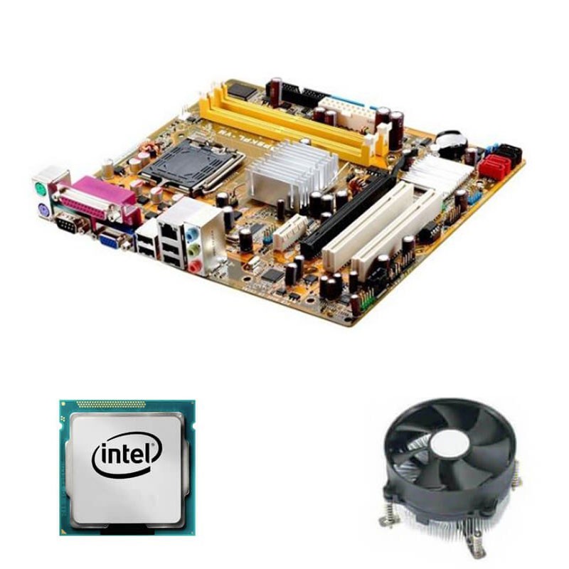 Kit Placa de Baza Asus P5KPL-VM, Intel Pentium 4, Cooler