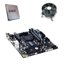Kit Placa de Baza Gigabyte GA-78LMT-USB3, AMD Hexa Core FX-6100, Cooler