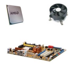 Kit Placa de Baza Asus M3N-HD/HDMI, AMD Quad Core Phenom X4 9650, Cooler
