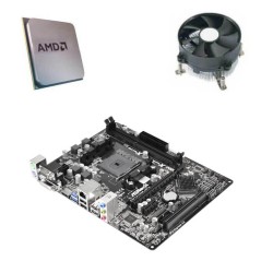 Kit Placa de Baza ASRock  FM2A78M-HD+, AMD Quad Core A8-6600K, Cooler