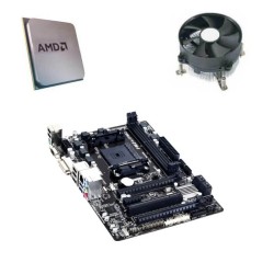 Kit Placa de Baza Gigabyte GA-F2A88XM-HD3, AMD A6-6400K, Cooler