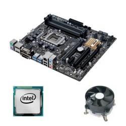Kit Placa de Baza Asus B150M-C, Intel Core i3-6100 + Cooler