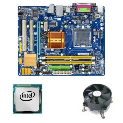 Kit Placa de Baza Gigabyte GA-G31M-ES2L, Intel Pentium E2220, Cooler