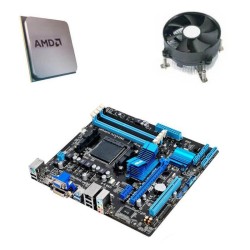 Kit Placa de Baza Asus M5A78L-M/USB3, AMD Quad Core Phenom II X4 965, Cooler