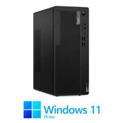 Calculatoare Lenovo M80t MT, Quad Core i3-10100, 16GB, 256GB SSD, Win 11 Home