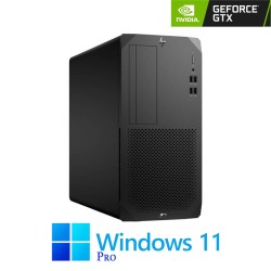PC Gaming HP Z2 G5 Tower, i5-10400F, 16GB, 512GB SSD, GTX 1070 8GB, Win 11 Pro