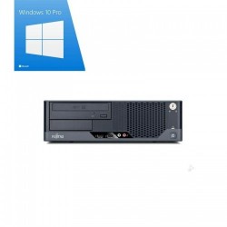 PC Refurbished Fujitsu E7936, Intel Core 2 Duo E8400, Win 10 Pro